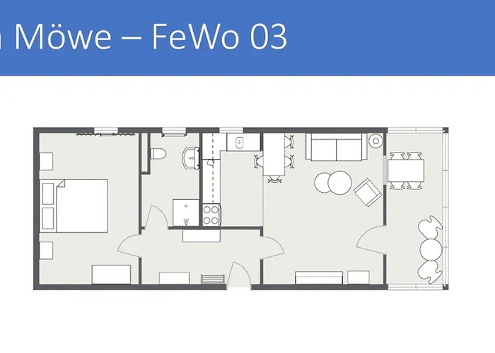Apartment Ruhige Lage Im Ostseebad - Möwe 03 Mit Sauna Und Schwimmbadnutzung Im Ahoi-sellin Goehren (Ruegen)
